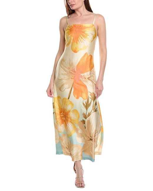 Taylor Metallic Sleeveless Maxi Dress