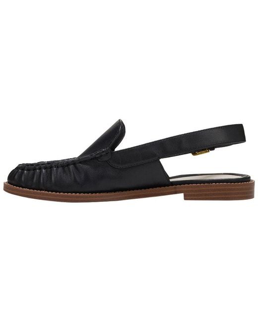 Franco Sarto Black L-Sully Leather Slingback