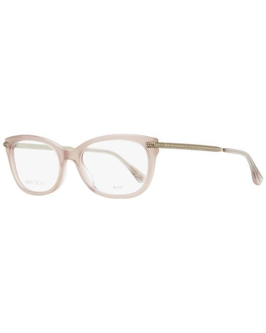 Jimmy Choo White Fashion 54Mm Optical Frames