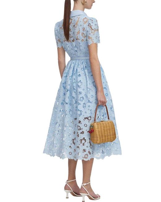 Vincent Blue Shirt Dress