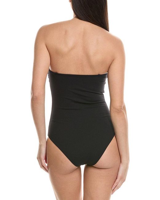 Palmacea Black Uma Rib One-Piece
