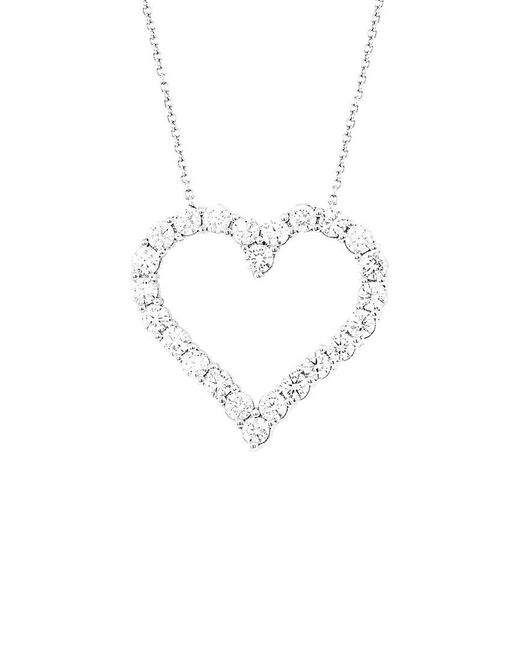 Diana M White Fine Jewelry 18k 5.05 Ct. Tw. Diamond Pendant Necklace