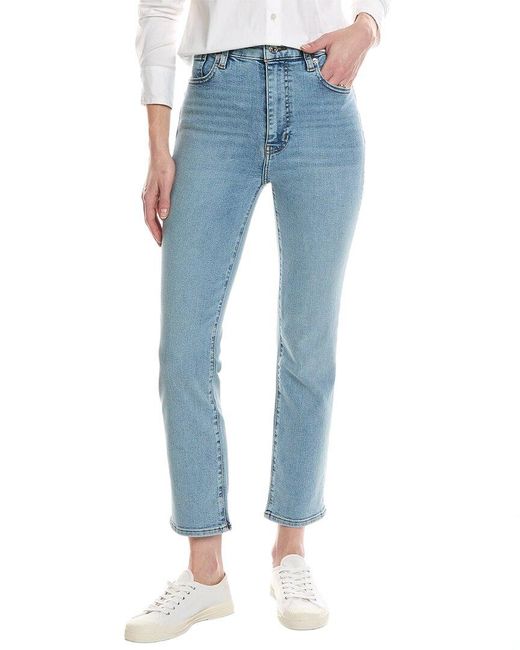 FRAME Blue Frame The Pencil Crop Springs Slim Leg Jean