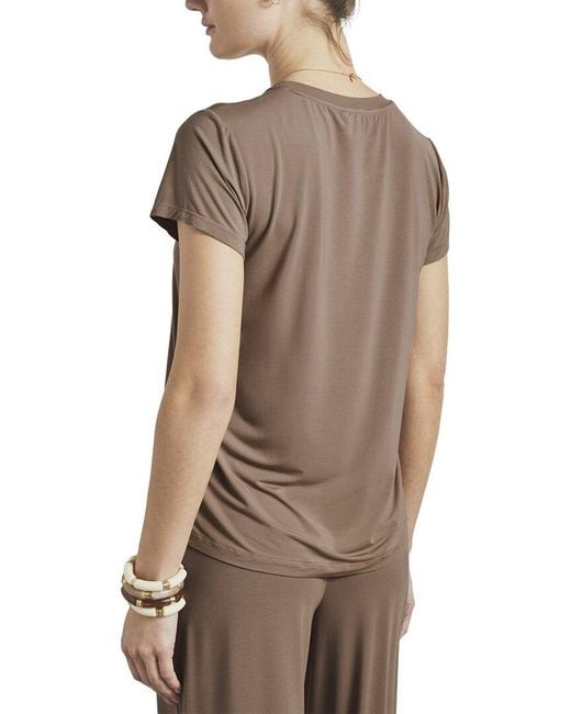 Splendid Brown Sunsoft Tee