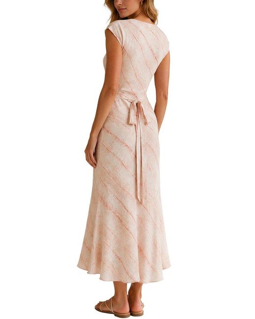 COLON DIANA Brown Maxi Dress