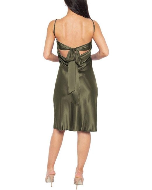 Jump Apparel Green Solid Mini Dress