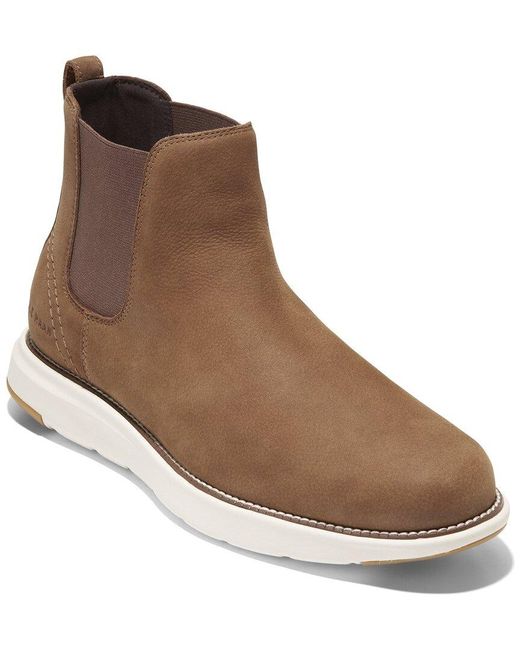 Cole Haan Brown Grand Atlantic Leather Boot for men