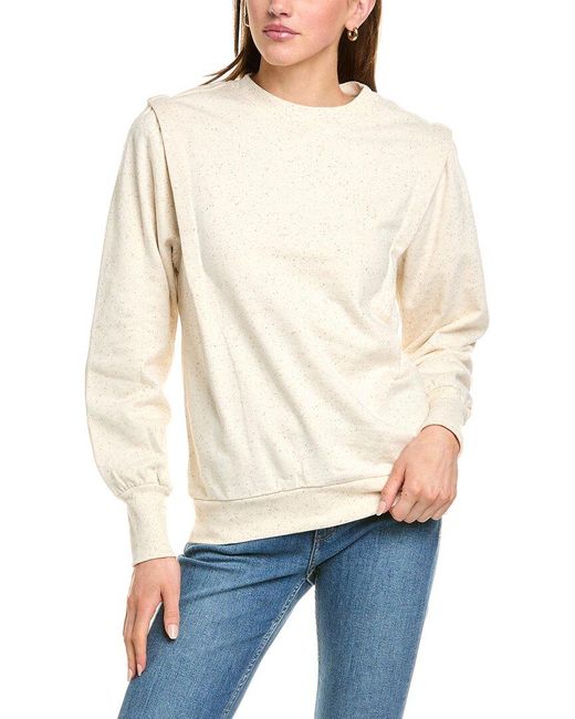 Grey State White Pullover Sweater