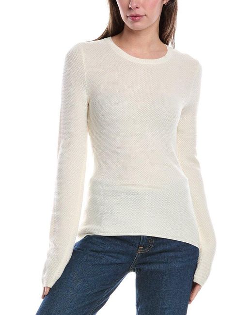 Rag & Bone White Adriana Wool-Blend Sweater