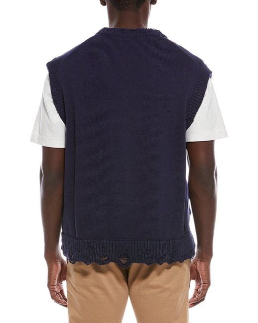 Jonathan Simkhai Blue Zayn Vest for men