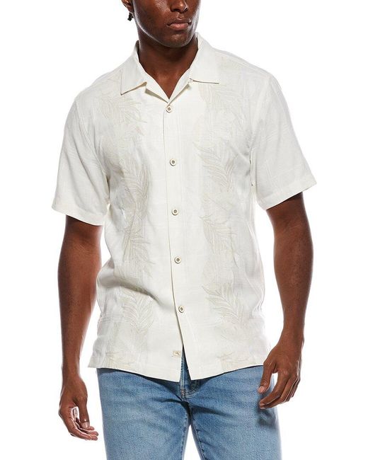 Tommy Bahama White Del Palms Shirt for men