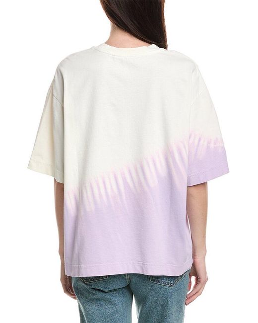 Marimekko White Veisto Vihkiruusu Placement T-Shirt for men