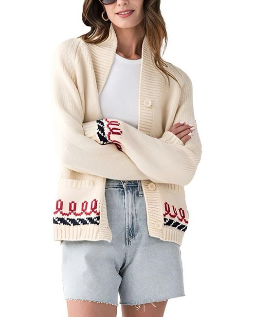 LEON GORI White Cardigan