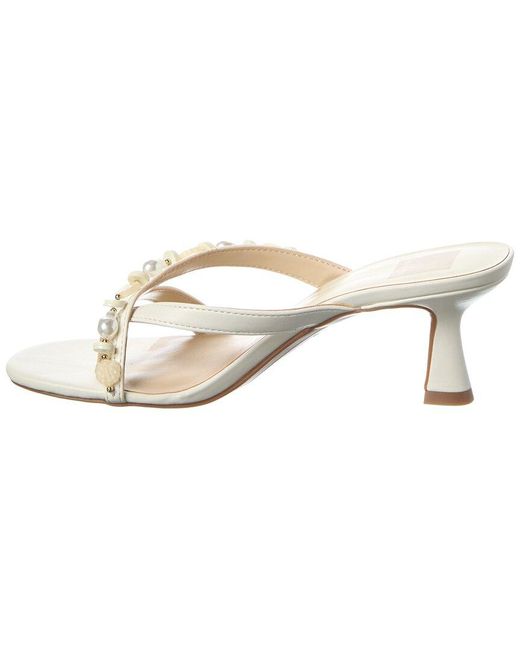 Dolce Vita White Devona Bead Sandal