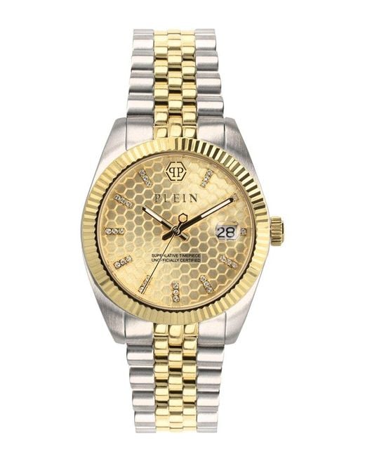 Philipp Plein Metallic Date Superlative Watch
