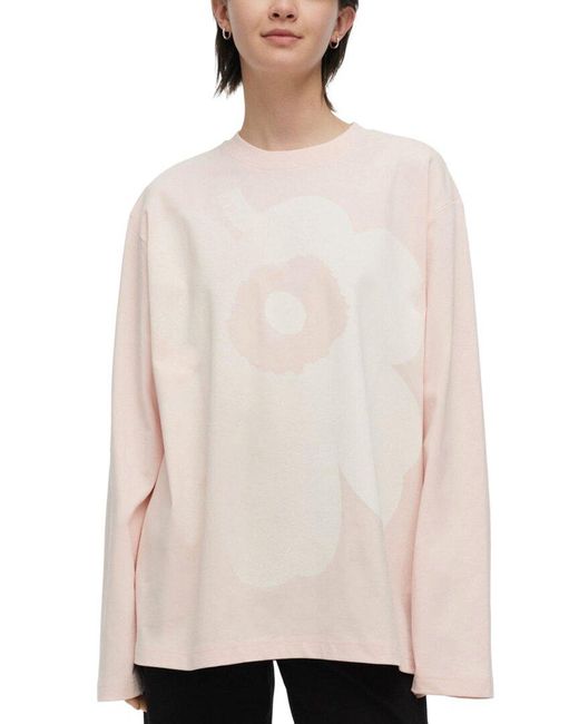 Marimekko Black Biitti Unikko Placement Kioski Jersey Shirt