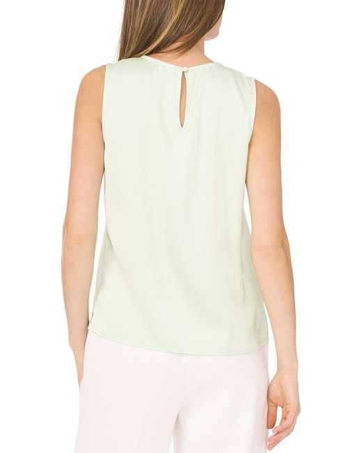 Vince Camuto White Sleeveless Blouse