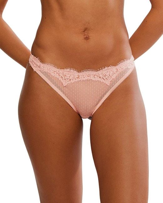 Free People Brown Fiona Thong