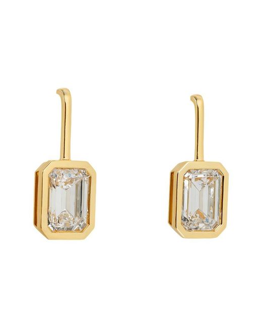 Prince Diamond & Jewelry Metallic 14K 6.12 Ct. Tw. Lab-Grown Diamond Lab-Grown Earrings