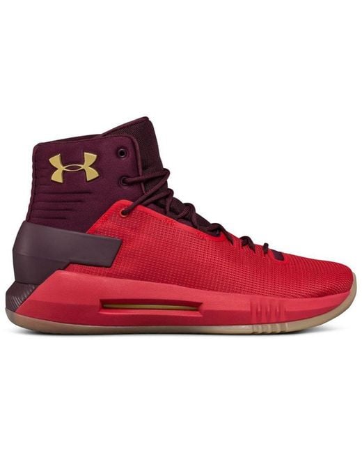 Under Armour Lace Men's Ua Drive 4 Basketball Shoes in Red/Red (Red) for  Men | Lyst