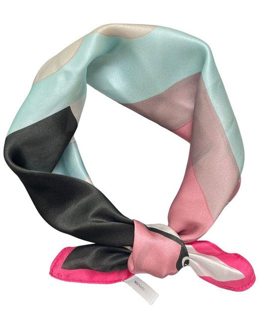 Ariele Tesoro Gray Silk Scarf