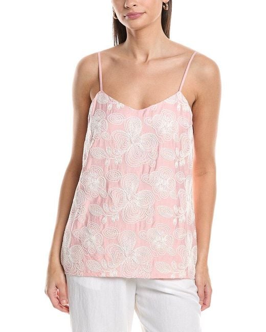 Anne Klein Pink Sleeveless V-Neck Cami