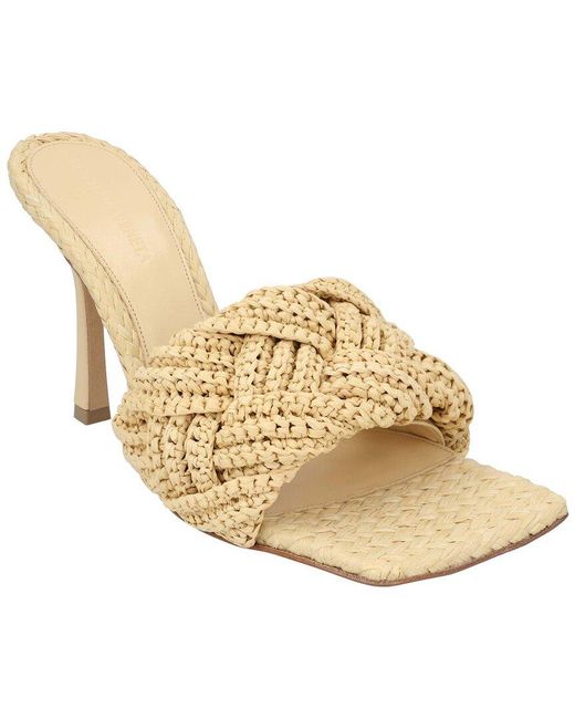 Bottega Veneta White Lido Mule (Authentic Pre-Loved)