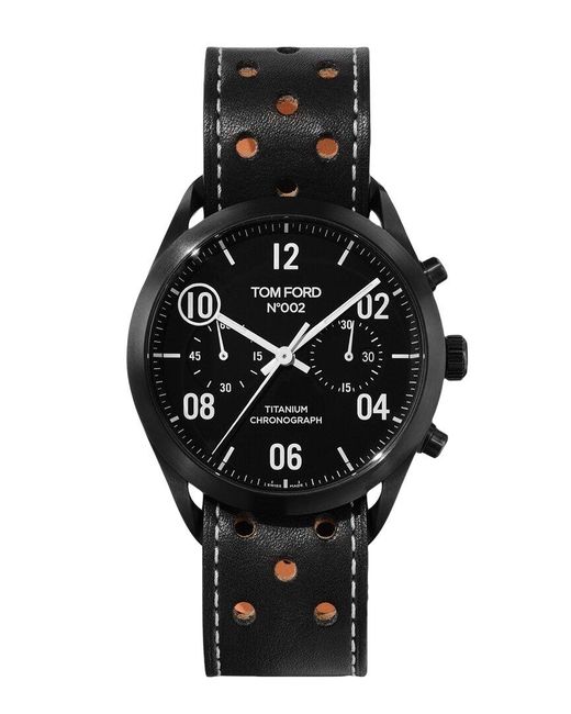 Tom Ford Black Unisex 002 Auto Watch for men
