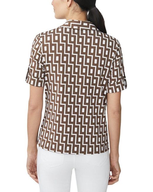 J.McLaughlin White Cornelia Top