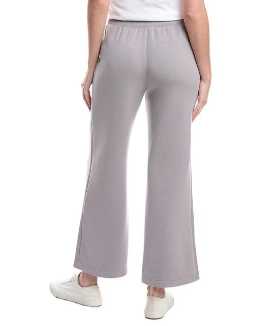 Tommy Bahama Gray Palm Voyage Wide Leg Ankle Pant