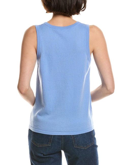 J.McLaughlin Blue Sandi Cashmere Sweater