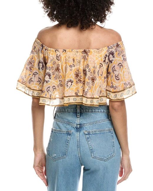 Ba&sh Blue Anthea Top