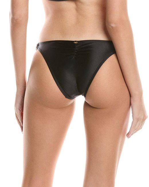 PQ Swim Black Mara Detail Teeny Bikini Bottom