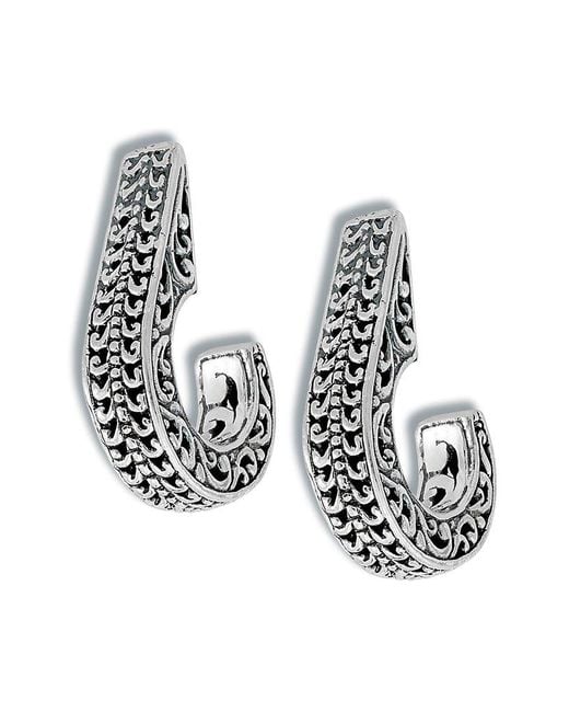 Samuel B. White Silver J Hoops