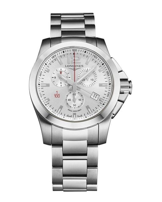 Longines Gray Conquest Watch for men