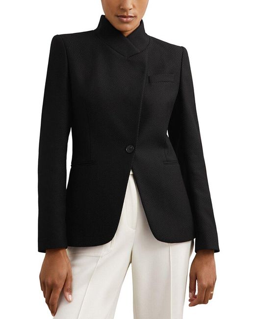 Reiss Black Manon Casual Jacket