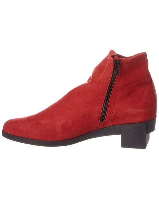 Arche Red Tatyra Suede Bootie