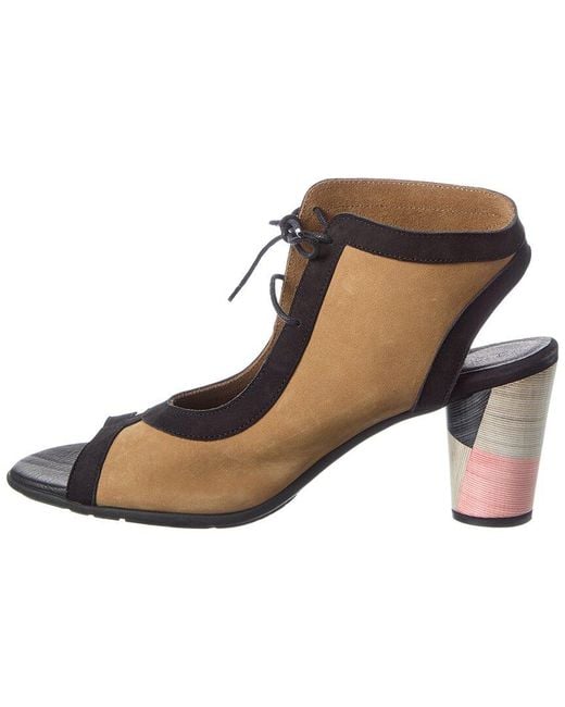 Arche Brown Leally Leather Flat