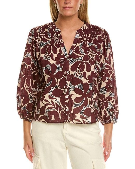 Velvet By Graham & Spencer Red Top