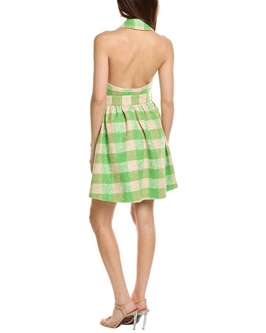 FLORA BEA NYC Green Aureta Mini Dress