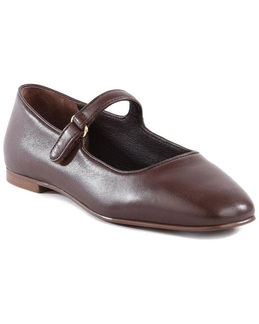 Seychelles Brown Shea Leather Flat