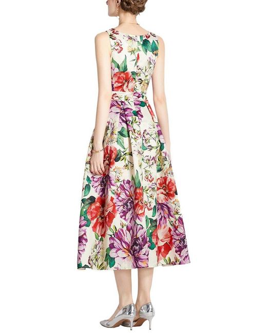 DZA White Midi Dress