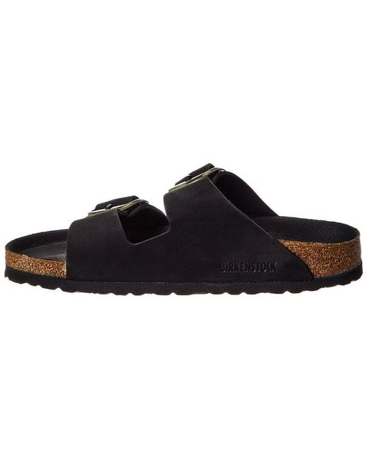 Birkenstock Black Arizona Big Buckle Leather Sandal