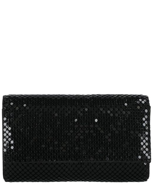 Jessica Mcclintock Black Cassie Mesh Clutch