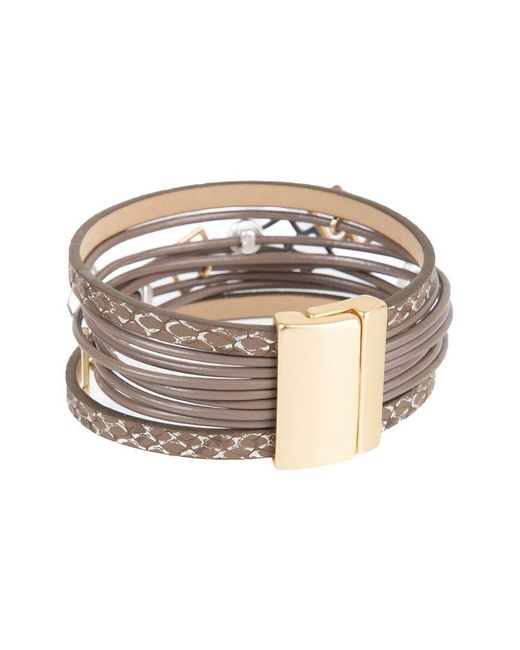 Saachi White Copper Bracelet