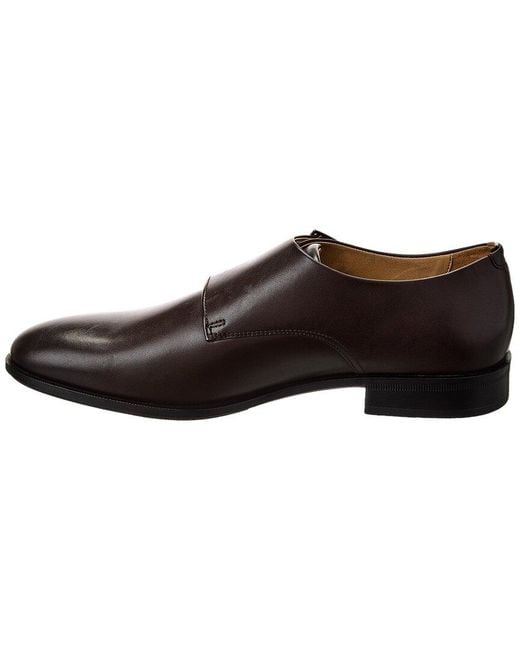 Boss Brown Colby Leather Loafer for men