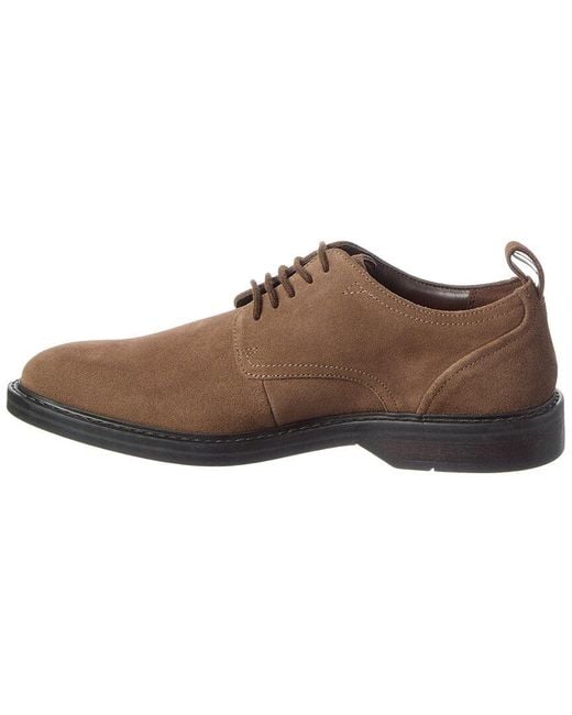 Clarks Brown Aldwin Lace Suede Oxford for men