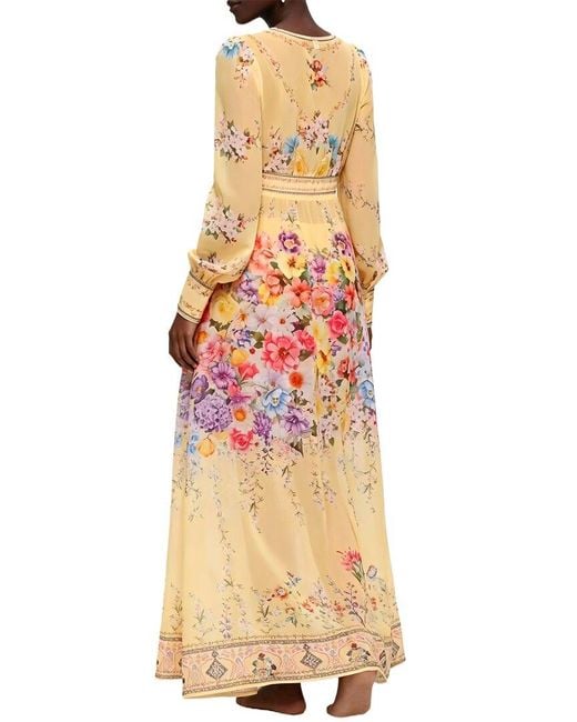 Linda Charm Natural Maxi Dress
