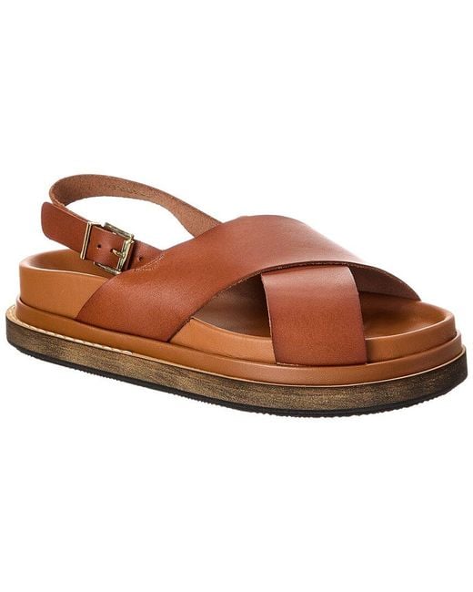 Alohas Brown Marshmallow Leather Shoes