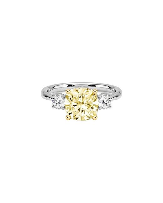 Lab Grown Diamonds White 14K 2.25 Ct. Tw. Lab-Grown Diamond 3 Stone Engagement Ring